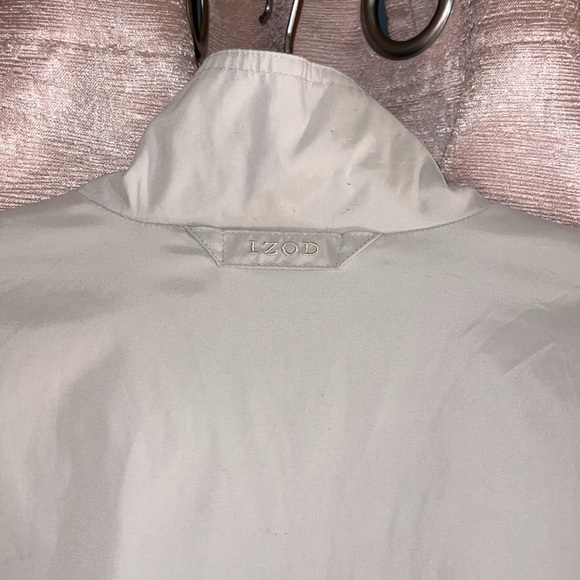 Izod Size XL Zipup Cream Jacket - Picture 9 of 14
